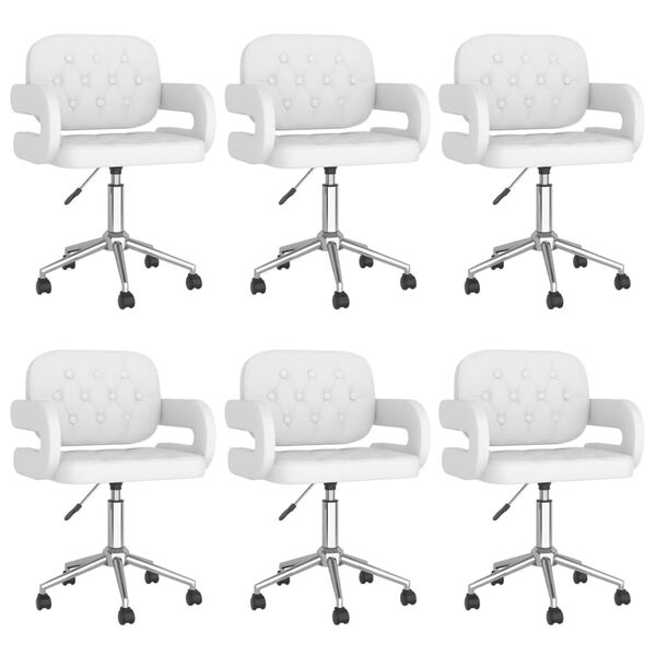 vidaXL &Kappa;&alpha;&rho;έ&kappa;&lambda;&epsilon;&sigmaf; &Tau;&rho;&alpha;&pi;&epsilon;&zeta;&alpha;&rho;ί&alpha;&sigmaf; &Pi;&epsilon;&rho;&iota;&sigma;&tau;&rho;&epsilon;&phi;ό&mu;&epsilon;&nu;&epsilon;&sigmaf; 6 &tau;&epsilon;&mu;. &Lambda;&epsilon;&upsilon;&kappa;έ&sigmaf; &Delta;&epsilon;&rho;&mu;&alpha;&tau;ί&nu;&eta;