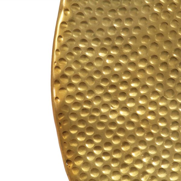 vidaXL Τραπεζάκι Σαλονιού Hammered Μπρούτζινο 70x30 εκ. από Αλουμίνιο