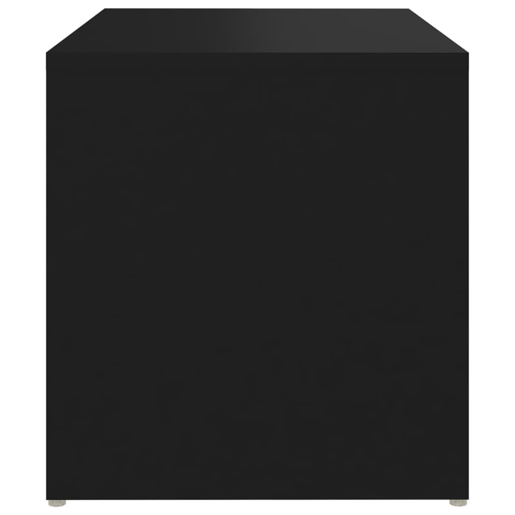 vidaXL Τραπεζάκι Βοηθητικό Μαύρο 59 x 36 x 38 εκ. από Επεξ. Ξύλο
