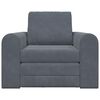 vidaXL Κρεβάτι καναπές Σκούρο Γκρι 98 x 71 x 83 εκ. Βελούδο