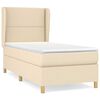 vidaXL &Kappa;&rho;&epsilon;&beta;ά&tau;&iota; Boxspring &mu;&epsilon; &Sigma;&tau;&rho;ώ&mu;&alpha; &Kappa;&rho;&epsilon;&mu; 100 x 200 &epsilon;&kappa;. &Upsilon;&phi;&alpha;&sigma;&mu;ά&tau;&iota;&nu;&omicron;