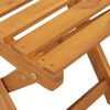 vidaXL Καρέκλα Κήπου 2 pcs Καφέ 36 x 46 x 86 εκ. Μασίφ ξύλο ακακίας