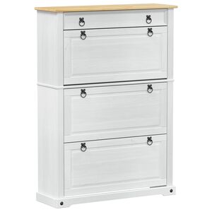 vidaXL &Nu;&tau;&omicron;&upsilon;&lambda;ά&pi;&alpha; &Pi;&alpha;&pi;&omicron;&upsilon;&tau;&sigma;&iota;ώ&nu; &mu;&epsilon; &sigma;&upsilon;&rho;&tau;ά&rho;&iota; Corona &Lambda;&epsilon;&upsilon;&kappa;ό 99 x 32 x 138 &epsilon;&kappa;