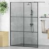 vidaXL &Tau;&omicron;ί&chi;&omicron;&sigmaf; &Nu;&tau;&omicron;&upsilon;&sigmaf; Walk-in &Mu;&alpha;ύ&rho;&omicron; 140 x 195 cm &sigma;&kappa;&lambda;&eta;&rho;&upsilon;&mu;έ&nu;&omicron; &gamma;&upsilon;&alpha;&lambda;ί