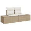 vidaXL Σετ Καναπέ Κήπου με αποθήκευση 8 pcs Μπεζ Πολυ ράταν