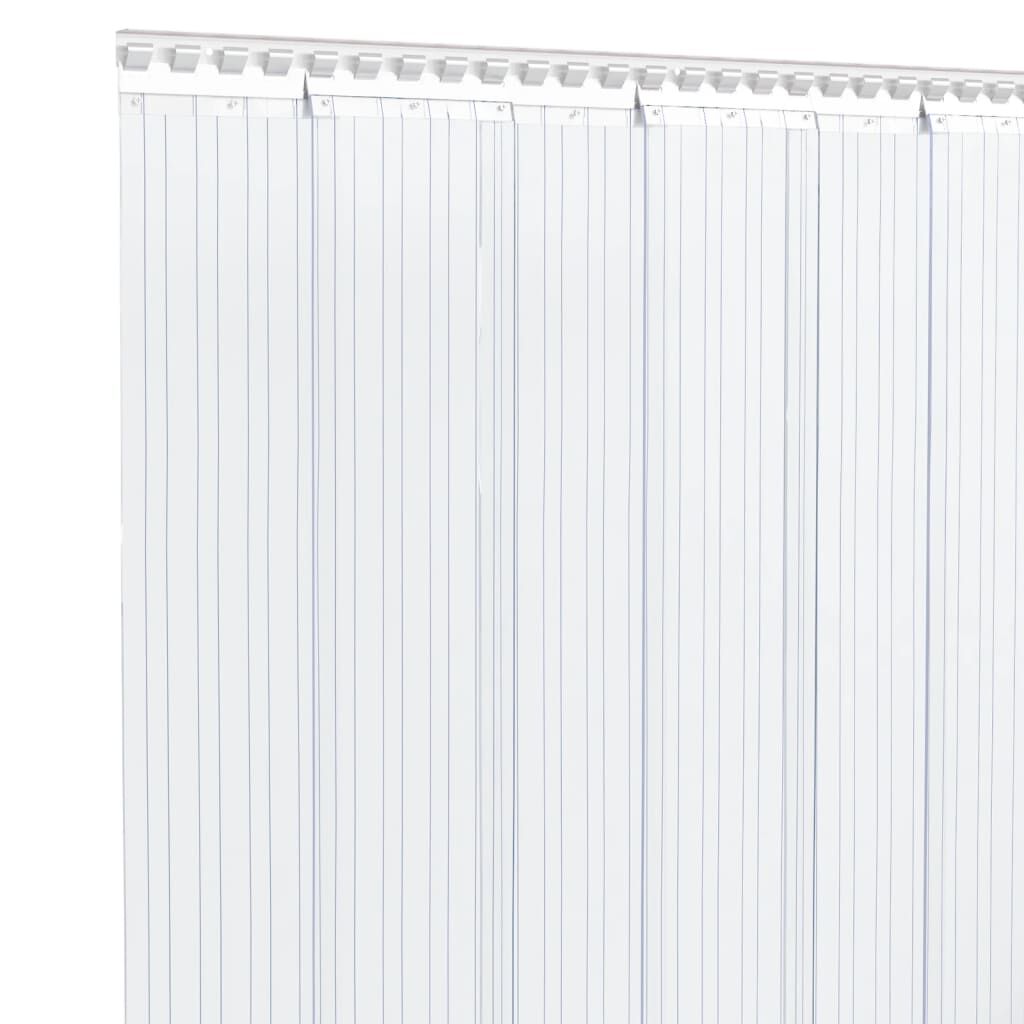 vidaXL Λωριδοκουρτίνα Διαφανής 10 μ. 200 χιλ.x1,6 χιλ. από PVC
