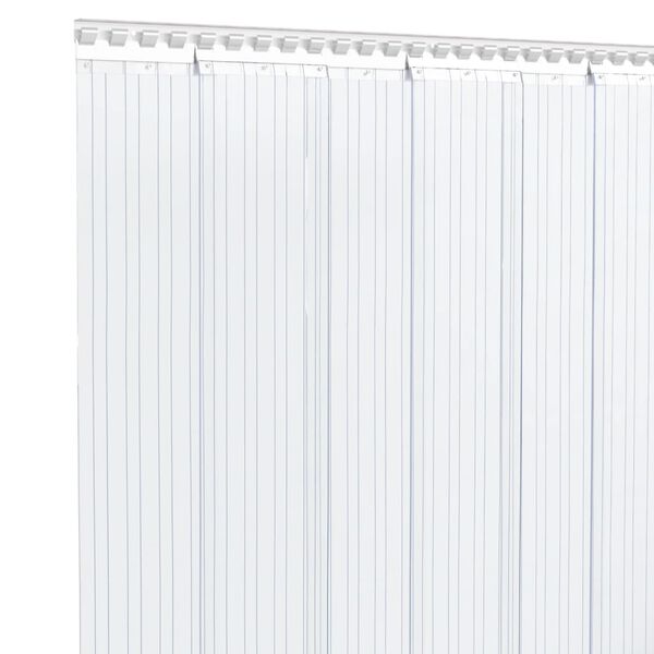 vidaXL Λωριδοκουρτίνα Διαφανής 10 μ. 200 χιλ.x1,6 χιλ. από PVC