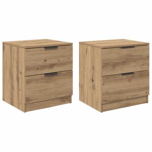 vidaXL &Kappa;&omicron;&mu;&omicron;&delta;ί&nu;&omicron; 2 &tau;&mu;&chi;. Artisan Oak 45 x 39 x 50 &epsilon;&kappa;. &Epsilon;&pi;&epsilon;&xi;&epsilon;&rho;&gamma;&alpha;&sigma;&mu;έ&nu;&omicron; &xi;ύ&lambda;&omicron;