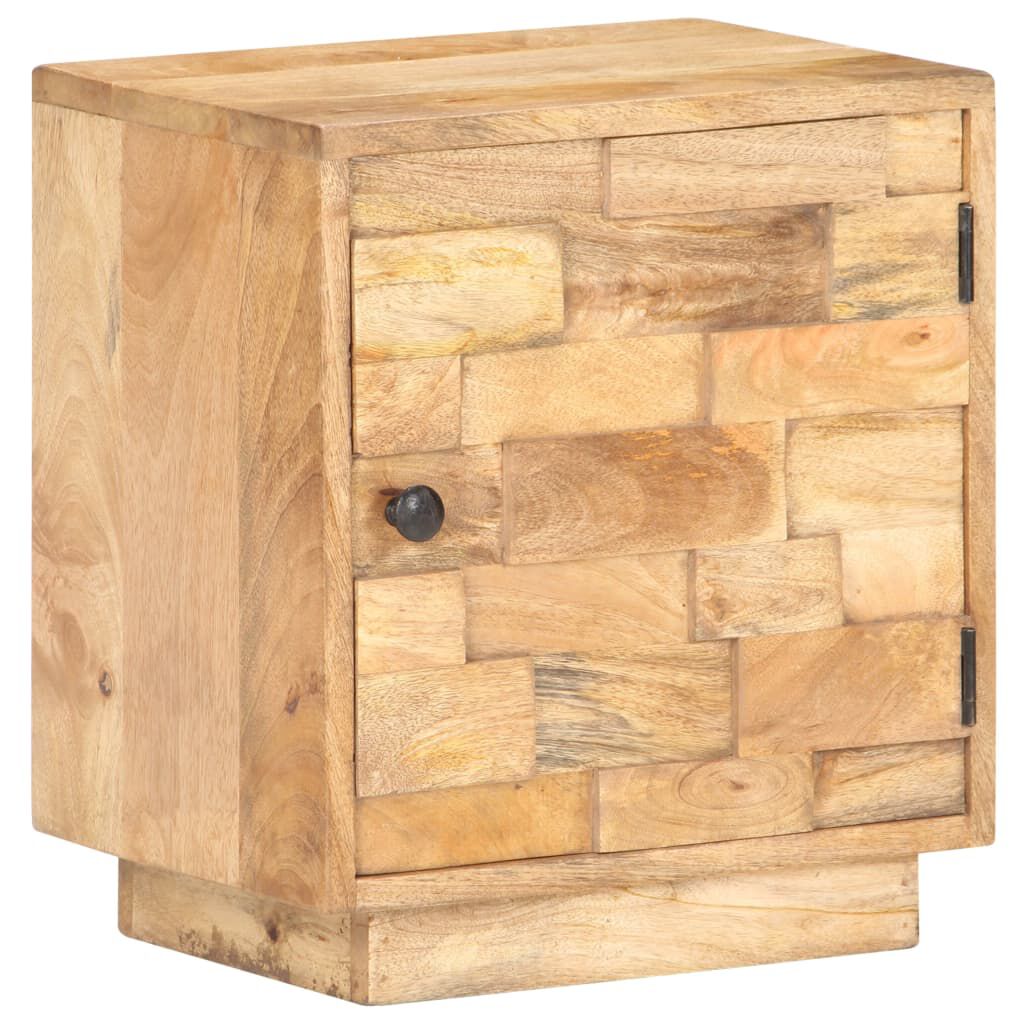vidaXL Κομοδίνο 40 x 30 x 45 εκ. από Μασίφ Ξύλο Μάνγκο