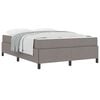 vidaXL &Kappa;&rho;&epsilon;&beta;ά&tau;&iota; &mu;&epsilon; &epsilon;&lambda;&alpha;&tau;ή&rho;&iota;&alpha; Taupe 160 x 200 cm ύ&phi;&alpha;&sigma;&mu;&alpha;