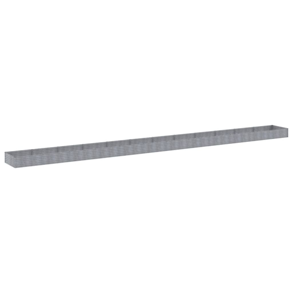 vidaXL Ζαρντινιέρα 1150 x 100 x 36 εκ. από Ατσάλι Σκληρυθέν στον Αέρα