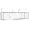 vidaXL Κλουβί Σκύλου Εξωτερικού Χώρου 400 x 100 x 150 εκ. με Στέγαστρο