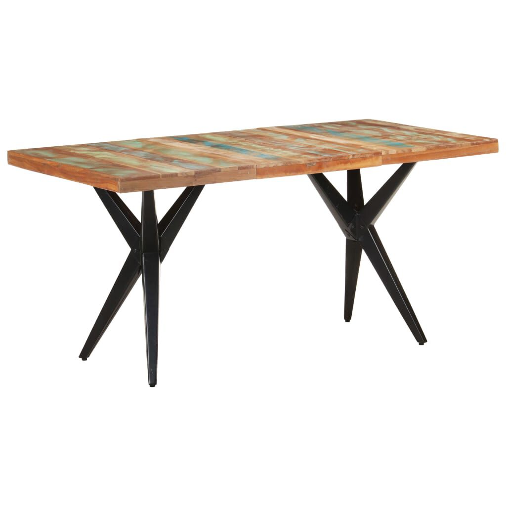 vidaXL Τραπεζαρία 160 x 80 x 76 εκ. από Μασίφ Ανακυκλωμένο Ξύλο