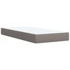 vidaXL &Kappa;&rho;&epsilon;&beta;ά&tau;&iota; Boxspring &mu;&epsilon; &Sigma;&tau;&rho;ώ&mu;&alpha; Taupe 90x200 &epsilon;&kappa;. &Upsilon;&phi;&alpha;&sigma;&mu;ά&tau;&iota;&nu;&omicron;
