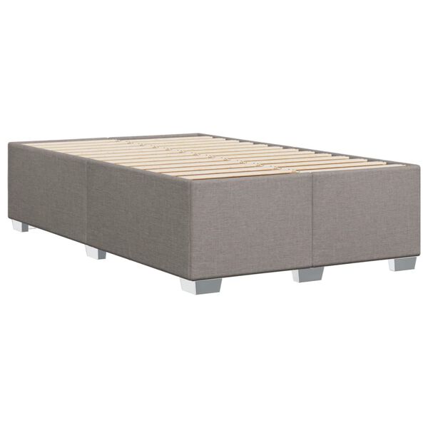 vidaXL Σκελετός Κρεβατιού Χωρίς Στρώμα Taupe 120x200 εκ. Υφασμάτινο