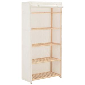 vidaXL &Nu;&tau;&omicron;&upsilon;&lambda;ά&pi;&alpha; &Lambda;&epsilon;&upsilon;&kappa;ή 79 x 40 x 170 &epsilon;&kappa;. &Upsilon;&phi;&alpha;&sigma;&mu;ά&tau;&iota;&nu;&eta;