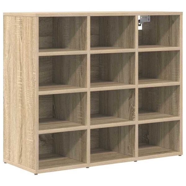 vidaXL Ντουλάπα Παπουτσιών με ράφι Sonoma Δρυς 77.5 x 30 x 67 εκ.