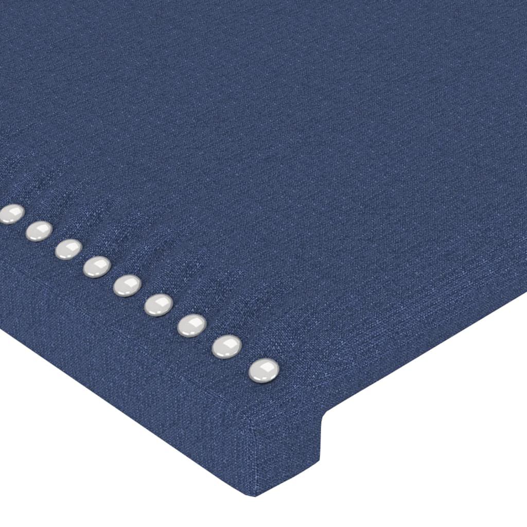 vidaXL Κεφαλάρια Κρεβατιού 4 τεμ. Μπλε 90x5x78/88 εκ. Υφασμάτινο