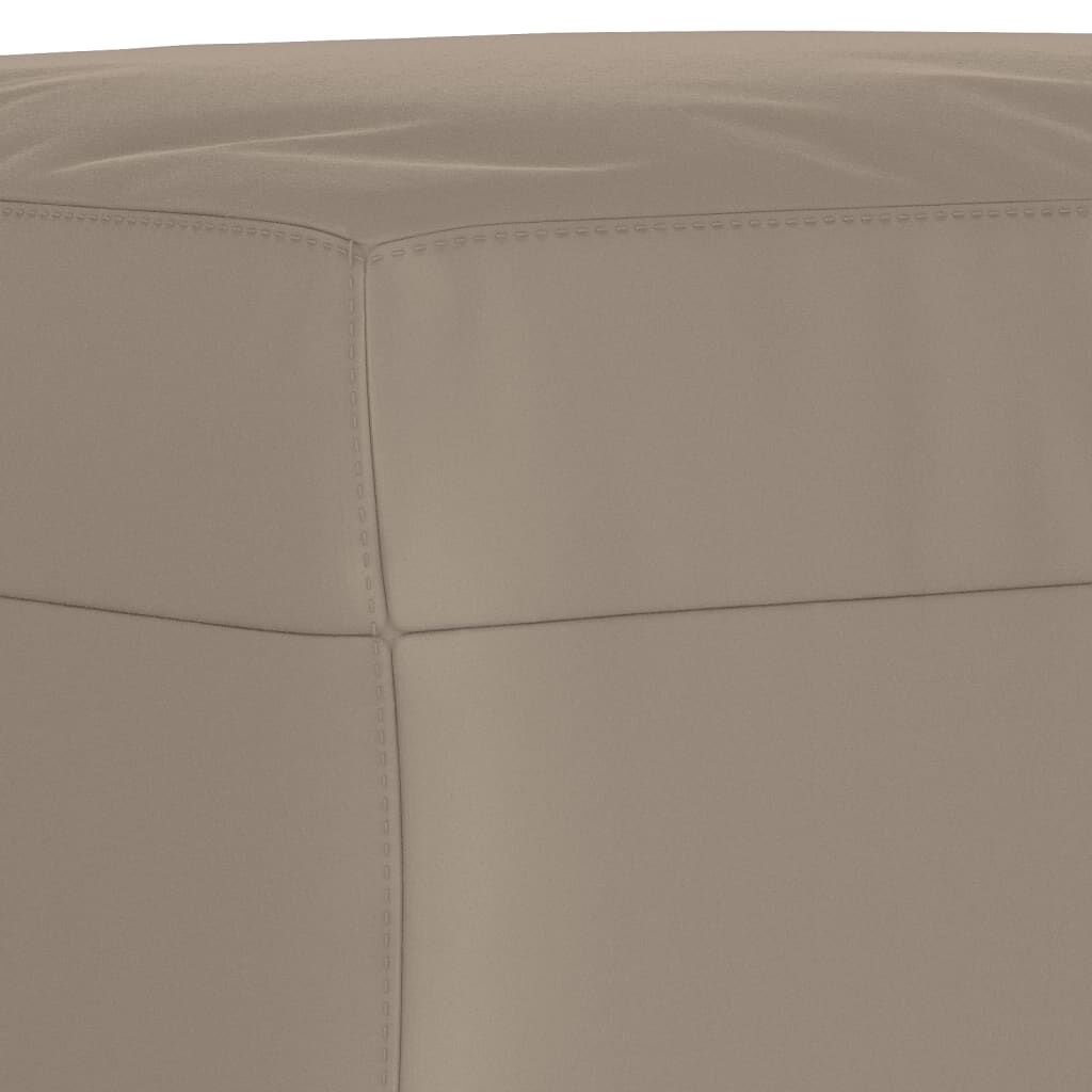 vidaXL Υποπόδιο Taupe 60 x 50 x 41 εκ. από Ύφασμα Μικροϊνών