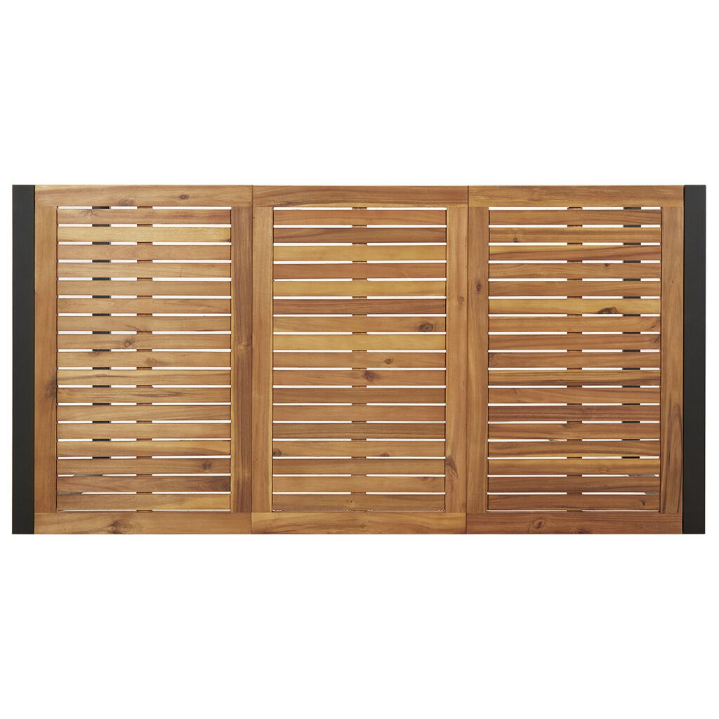 vidaXL Σετ Φαγητού 7 Τεμαχίων Solid Wood Acacia και Μετάλλου