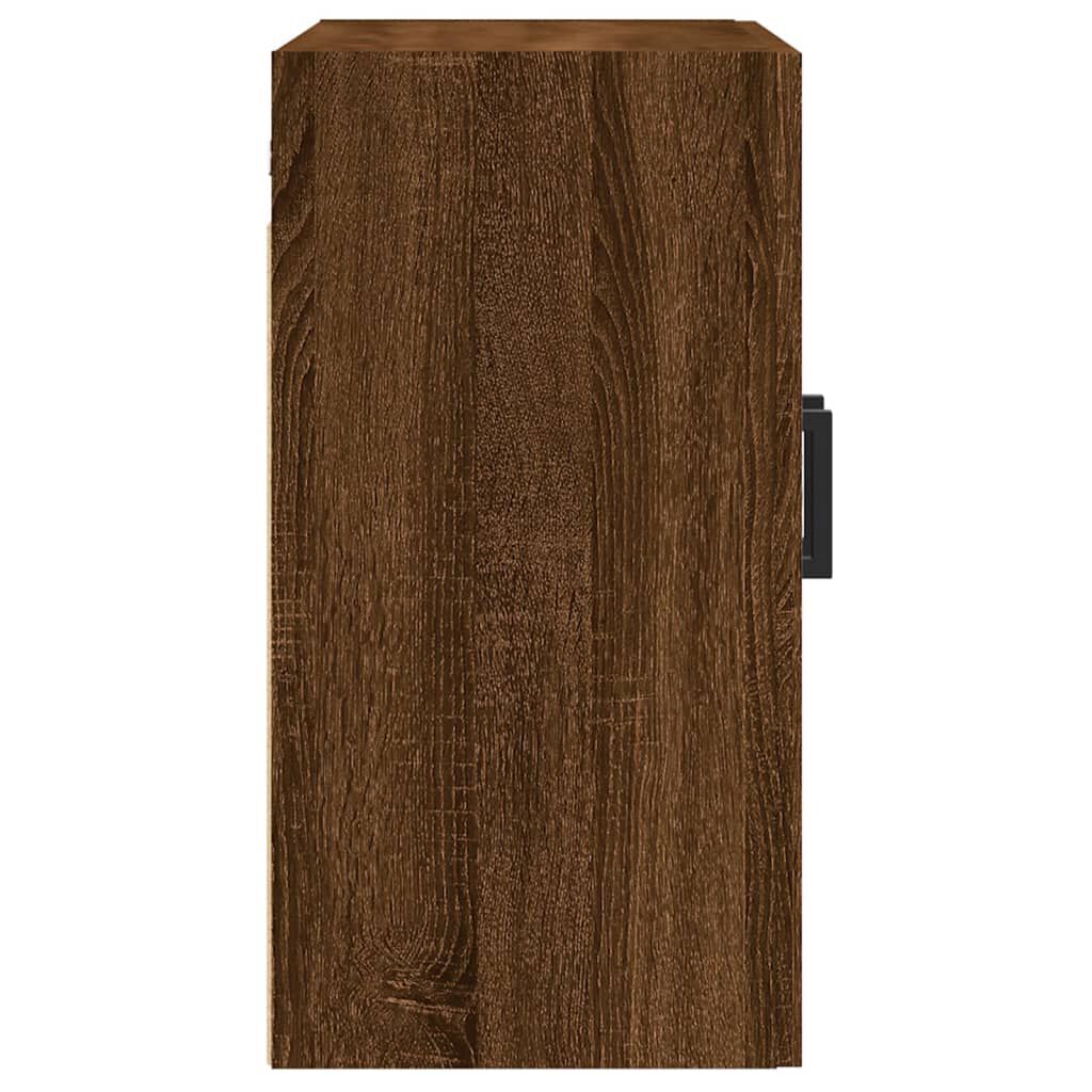 vidaXL Ντουλάπι Τοίχου Καφέ Δρυς 60 x 31 x 60 εκ. Επεξεργασμένο Ξύλο