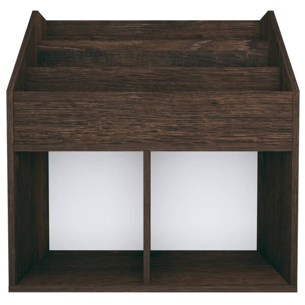 vidaXL Παιδική Ραφιέρα Περιοδ. Καπνιστή Δρυς 71x30x78,5εκ Μοριοσανίδα