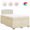 vidaXL &Kappa;&rho;&epsilon;&beta;ά&tau;&iota; Boxspring &mu;&epsilon; &Sigma;&tau;&rho;ώ&mu;&alpha; &Kappa;&rho;&epsilon;&mu; 120x200 &epsilon;&kappa;. &Upsilon;&phi;&alpha;&sigma;&mu;ά&tau;&iota;&nu;&omicron;