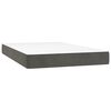 vidaXL &Kappa;&rho;&epsilon;&beta;ά&tau;&iota; Boxspring &mu;&epsilon; &Sigma;&tau;&rho;ώ&mu;&alpha; & LED &Sigma;&kappa;. &Gamma;&kappa;&rho;&iota; 120x200&epsilon;&kappa;. &Beta;&epsilon;&lambda;&omicron;ύ&delta;&iota;&nu;&omicron;