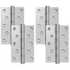 vidaXL Ά&xi;&omicron;&nu;&alpha;&sigmaf; 4 &tau;&mu;&chi;. 130 x 75 x 13 mm &Alpha;&sigma;&eta;&mu;ί &Alpha;&tau;&sigma;ά&lambda;&iota;
