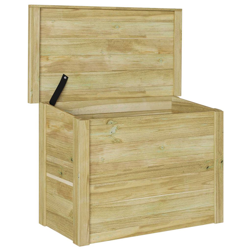 vidaXL Κουτί Αποθήκευσης 44x80x57 cm Εμποτισμένο Ξύλο Πεύκου