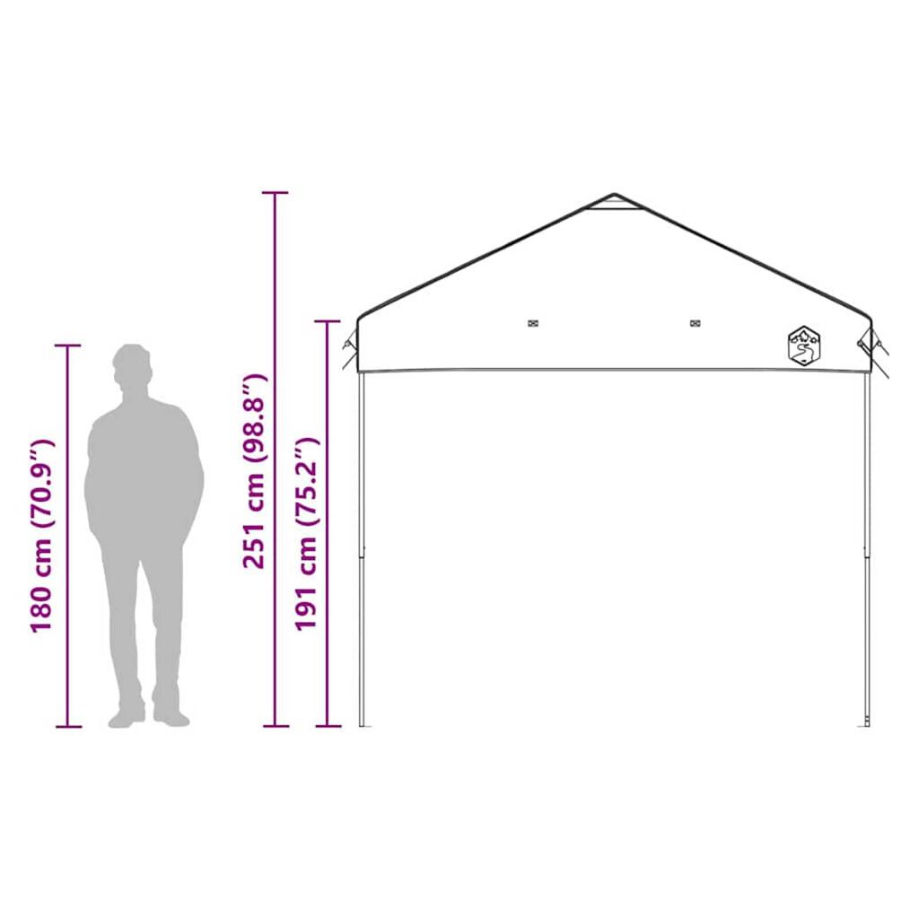 vidaXL Σκηνή Canopy Pop-up Μπλε 250 x 250 cm ύφασμα