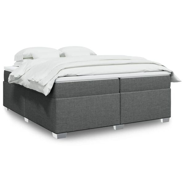 vidaXL &Kappa;&rho;&epsilon;&beta;ά&tau;&iota; Boxspring &mu;&epsilon; &Sigma;&tau;&rho;ώ&mu;&alpha; &Sigma;&kappa;&omicron;ύ&rho;&omicron; &Gamma;&kappa;&rho;&iota; 200x200 &epsilon;&kappa;. &Upsilon;&phi;&alpha;&sigma;&mu;ά&tau;&iota;&nu;&omicron;