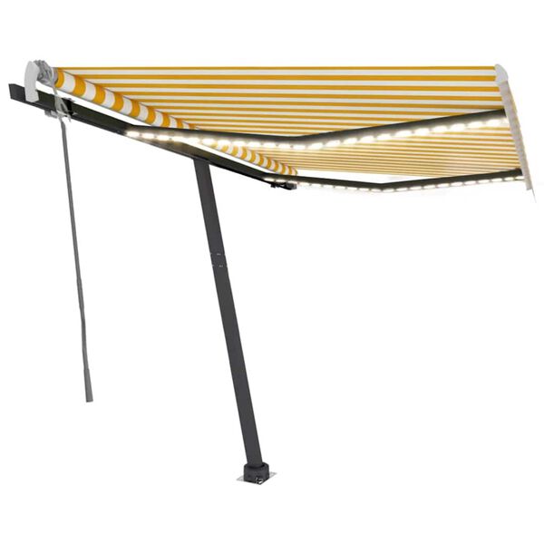 vidaXL &Tau;έ&nu;&tau;&alpha; &Sigma;&upsilon;&rho;ό&mu;&epsilon;&nu;&eta; &Chi;&epsilon;&iota;&rho;&omicron;&kappa;ί&nu;&eta;&tau;&eta; &mu;&epsilon; LED &Kappa;ί&tau;&rho;&iota;&nu;&omicron; / &Lambda;&epsilon;&upsilon;&kappa;ό 350 x 250 &epsilon;&kappa;.