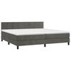 vidaXL &Kappa;&rho;&epsilon;&beta;ά&tau;&iota; Boxspring &mu;&epsilon; &Sigma;&tau;&rho;ώ&mu;&alpha; &Sigma;&kappa;&omicron;ύ&rho;&omicron; &Gamma;&kappa;&rho;&iota; 200x200 &epsilon;&kappa;. &Beta;&epsilon;&lambda;&omicron;ύ&delta;&iota;&nu;&omicron;