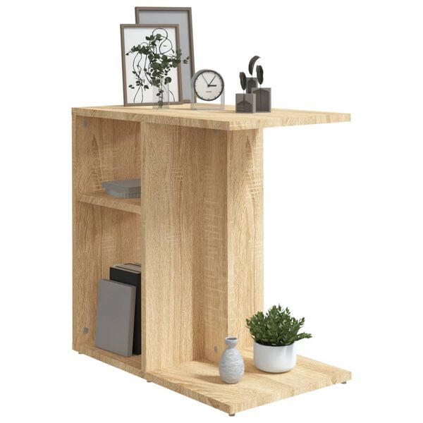 vidaXL Τραπέζι Βοηθητικό Sonoma Δρυς 50 x 30 x 50 εκ. Επεξ. Ξύλο