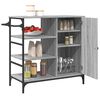 vidaXL Τρόλεϊ Κουζίνας Sonoma Γκρι 87,5x38,5x84,5 εκ. Επεξ. Ξύλο