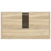 vidaXL Ντουλάπι Νιπτήρα Sonoma Δρυς 60 x 33 x 61 εκ. από Επεξ. Ξύλο