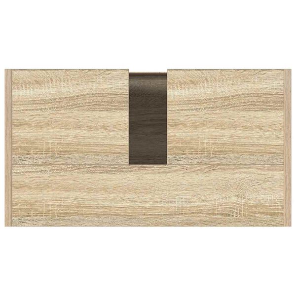 vidaXL Ντουλάπι Νιπτήρα Sonoma Δρυς 60 x 33 x 61 εκ. από Επεξ. Ξύλο