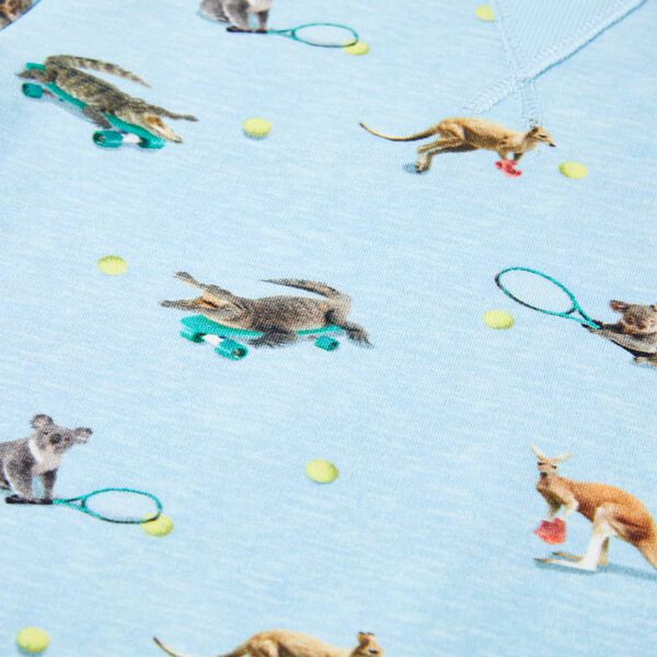 Φούτερ Παιδικό Γαλάζιο Μελανζέ 92