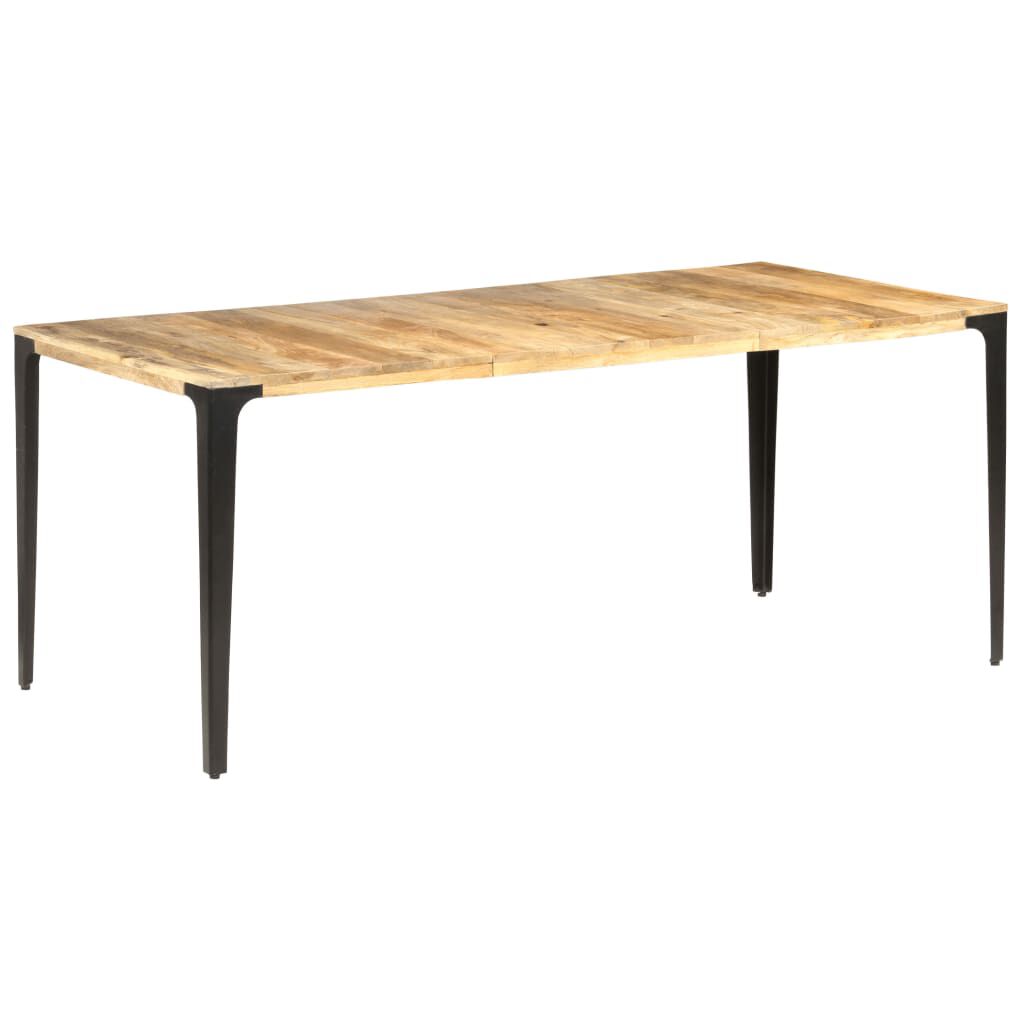 vidaXL Τραπεζαρία 180 x 90 x 76 εκ. από Μασίφ Ξύλο Μάνγκο