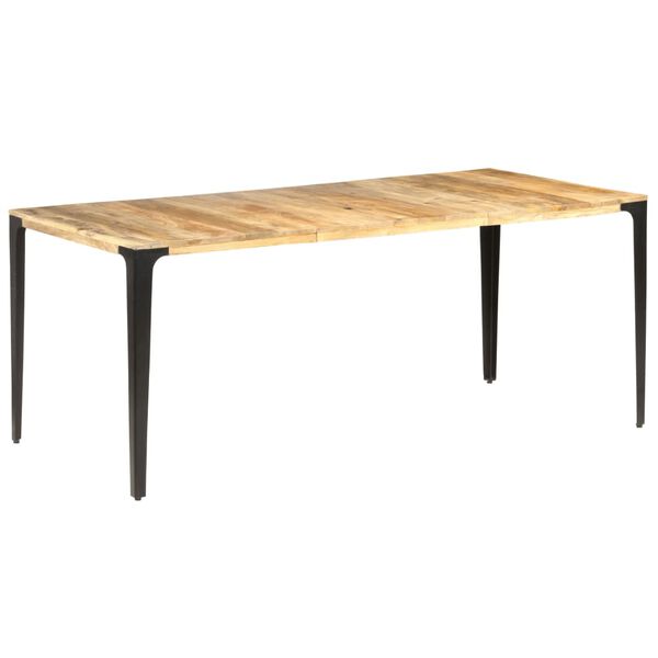 vidaXL Τραπεζαρία 180 x 90 x 76 εκ. από Μασίφ Ξύλο Μάνγκο