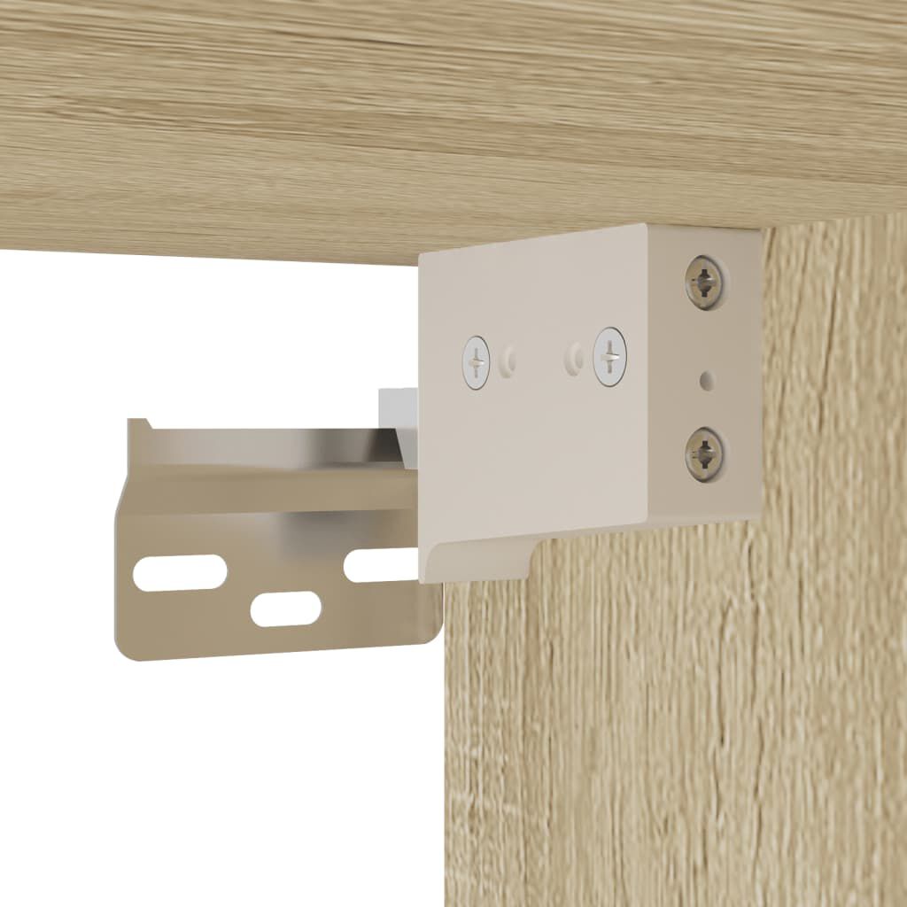 vidaXL Βιτρίνα Χρώμα Sonoma Δρυς 100x8,5x58 εκ. από Επεξεργασμένο Ξύλο