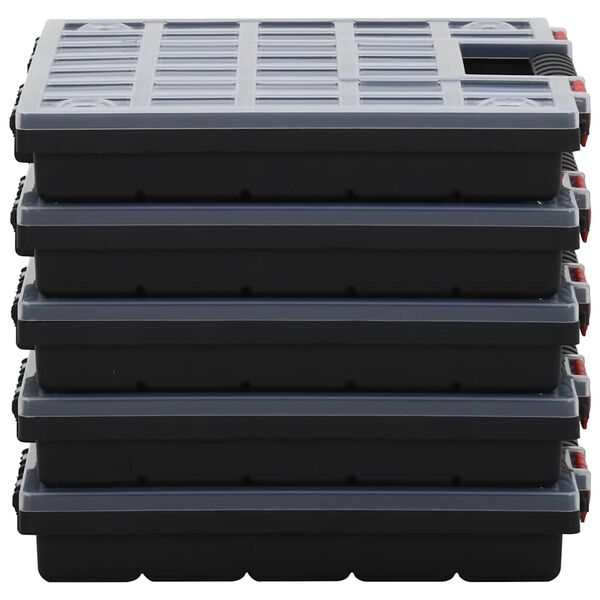 vidaXL Κουτιά Ταξινόμησης 5 τεμ. 40 x 30 x 5 εκ. από Πολυπροπυλένιο