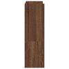 vidaXL Ράφι παπουτσιών καφέ δρυς 60x25x81 cm Κατασκευασμένο ξύλο