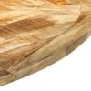 vidaXL Τραπεζαρία Ø150x76 εκ. από Μασίφ Ακατέργαστο Ξύλο Μάνγκο