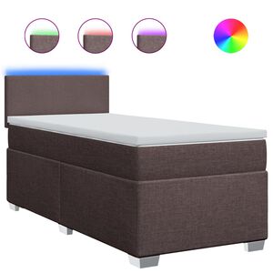 vidaXL &Kappa;&rho;&epsilon;&beta;ά&tau;&iota; Boxspring &mu;&epsilon; &Sigma;&tau;&rho;ώ&mu;&alpha; &Sigma;&kappa;&omicron;ύ&rho;&omicron; &Kappa;&alpha;&phi;έ 80x200 &epsilon;&kappa;. &Upsilon;&phi;&alpha;&sigma;&mu;ά&tau;&iota;&nu;&omicron;