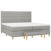 vidaXL &Kappa;&rho;&epsilon;&beta;ά&tau;&iota; Boxspring &mu;&epsilon; &Sigma;&tau;&rho;ώ&mu;&alpha; &Alpha;&nu;&omicron;&iota;&chi;&tau;ό &Gamma;&kappa;&rho;&iota; 200x200 &epsilon;&kappa;. &Upsilon;&phi;&alpha;&sigma;&mu;ά&tau;&iota;&nu;&omicron;