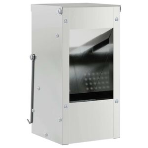 vidaXL Ταΐστρα Χαμστεριών Ασημί 12,5 x 12,5 x 25 εκ.