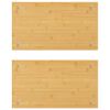vidaXL Καλύμματα Εστιών Κουζίνας 2 Τεμ. 50 x 28 x 1,5 εκ. από Μπαμπού