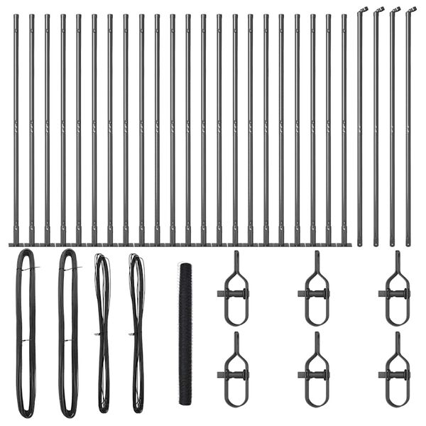 vidaXL &Sigma;&tau;ύ&lambda;&omicron;&sigmaf; &Pi;&epsilon;&rho;&iota;&phi;&rho;ά&xi;&epsilon;&omega;&nu; &Gamma;&kappa;&rho;&iota; 50 x 1,4 &mu; (36 mm &delta;ί&chi;&tau;&upsilon;)